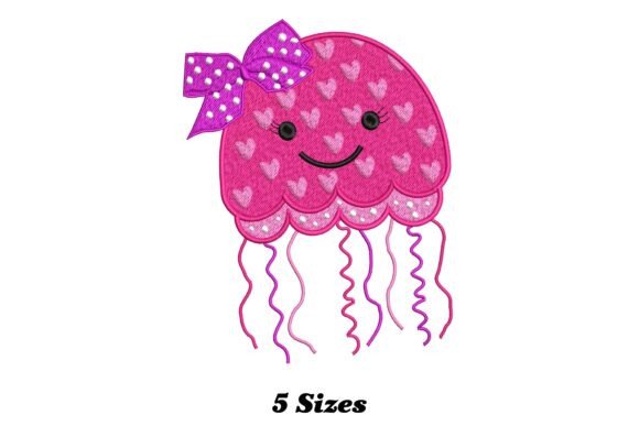 Cute Jellyfish Embroidery Design Review