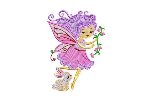 Fairy with Bunny Embroidery Design Review
